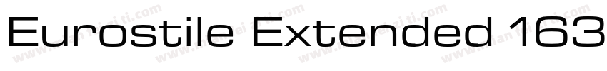 Eurostile Extended 16303字体转换